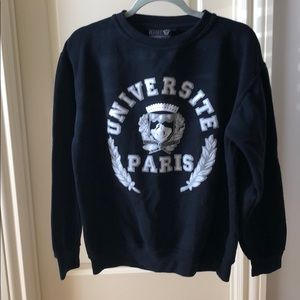 Navy university of Paris sweatshirt